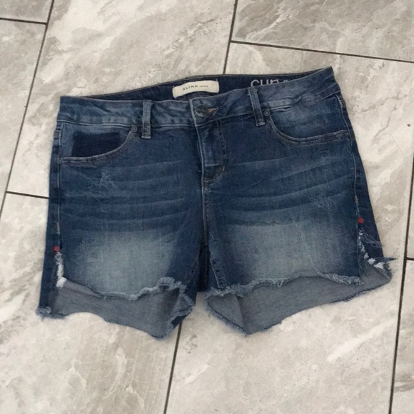 SLINK Jeans Curvy Women's Blue Denim Jeans Shorts | 10 - Picture 1 of 12